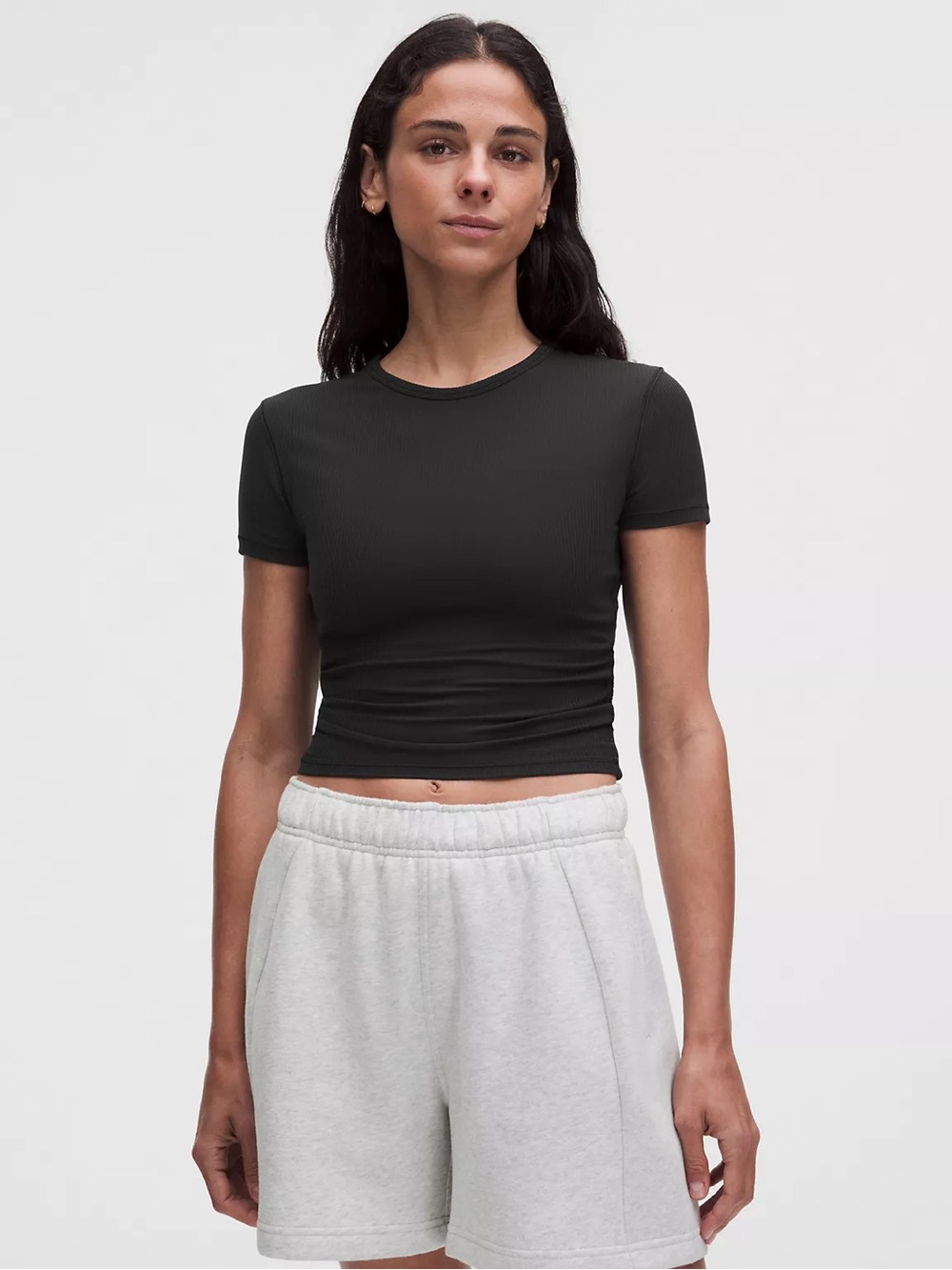 Lululemon Women's All It Takes Ribbed Keyhole Short-Sleeve Shirt